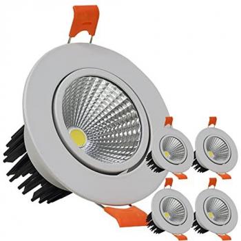 Foco Downlight LED 7W 650LM Blanco Frío 6500K