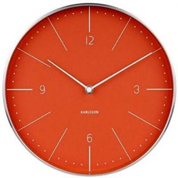 Wanduhr Normann Karlsson Orange