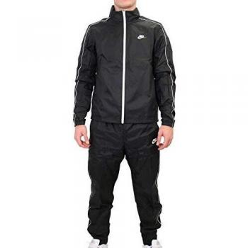 Chándal NIKE M NSW CE TRK Suit Wvn Basic, Hombre, Negro/Blanco