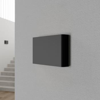 Haga Up & Down Wall Light, Graphite Finish