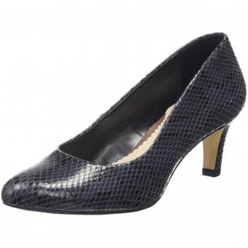 Van Dal Women Grey Storm Lowe Closed-Toe Pumps, Size 5 UK/38 EU