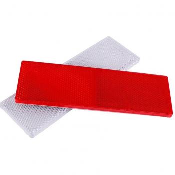 2pc Plastic Reflective Stickers for Vehicle Safety