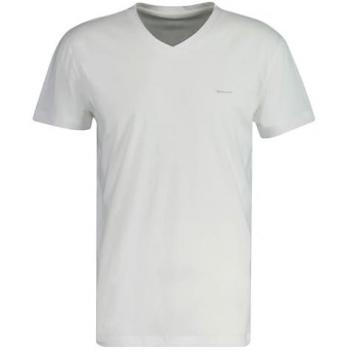 Gant Maglietta Manica Corta Tecnica Scollo A‑V Bianca XL