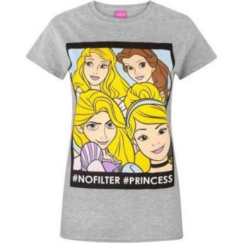 T-shirt Disney NS4267 Gris – Princesse Femmes