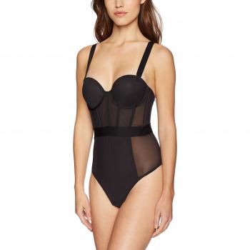 DKNY Intimates Body Sin Tirantes con Copas, Negro, Talla Única (34C) para Mujer
