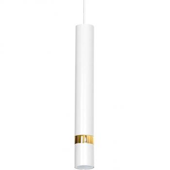 Eko-Light Joker Hanging Fixture, White/Gold, Single Bulb