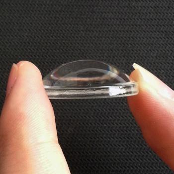 Lente corto para linterna LED 34,5mm x 12,5mm