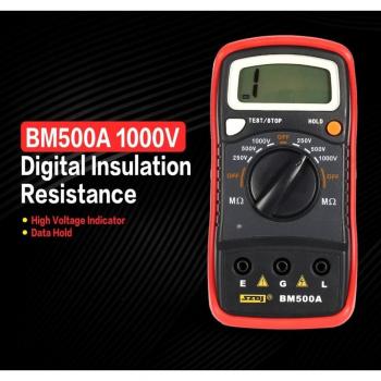 BM500A ohm mètre numérique 1000V avec LED