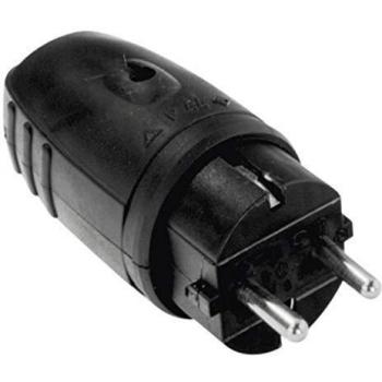 Toma de Tierra Goma Negra 250 V IP20