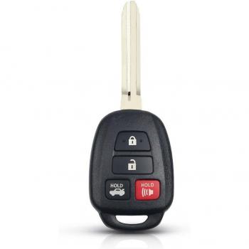KEYYOU-clé télécommande pliable 2/3/4 pour Toyota Prius