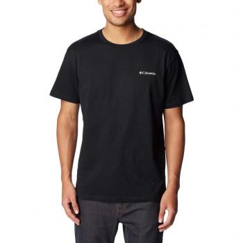 Columbia Maglia Basic Logo, Nero e Bianco, XXL