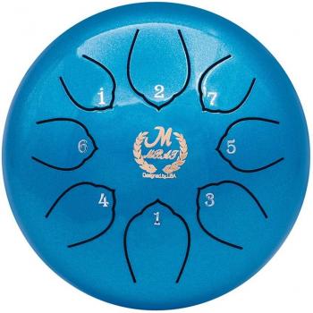 Handtrommelset 6 Lotus Stahlzunge mit 8 Melodien, Pad, Trommelschlägeln und Transporttasche
