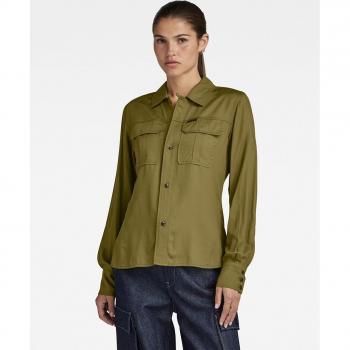 Chemise Longue G‑Star pour Femmes – Variante Verte