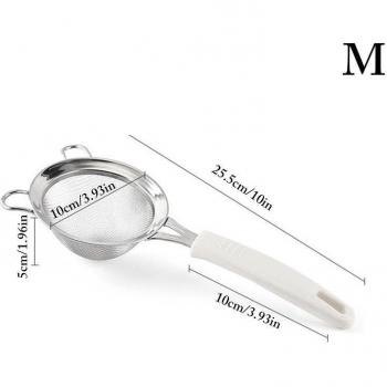 Tamis de cuisine portable en acier inoxydable