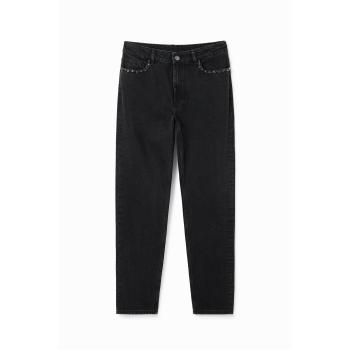 Jean Noir Droit Strass 38 Femme Desigual