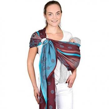 HOPPEDIZ Ring‑Sling Marrakesch (Bindeanleitung enthalten)