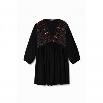 Desigual Alltag Kleid Marian Schwarz Relaxed Fit XS Damen