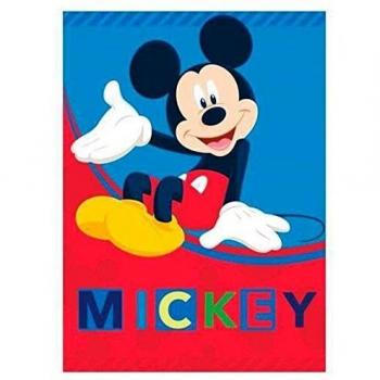 Plaid Topolino Disney 100 x 140 cm Rosso/Blu