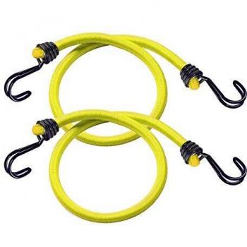 Cuerda elástica con ganchos Master Lock 3022EURDAT, paquete de 2, gancho invertido, 100 cm