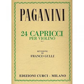 24 capricci per violino op 1