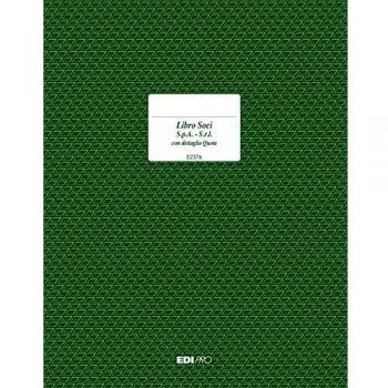 LIBRO SOCI SPA/SRL 47 PAGINE NUMERATE 31X24,5 EDIPRO (Cod. E2376)