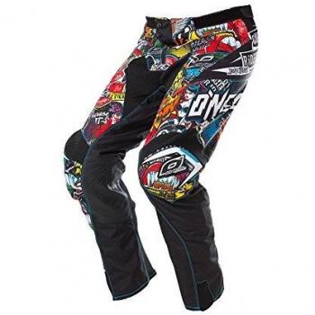 Pantaloni Motocross Oneal 2019 Mayhem Lite Crank Nero Multi (30 Vita = Eu 46, Nero)