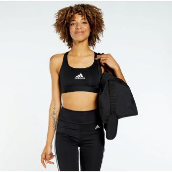 Adidas Mid Stripes Good Sujetador Deportivo Mujeres Negro