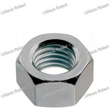 Écrou hexagonal zingué (3 mm) boîte de 500