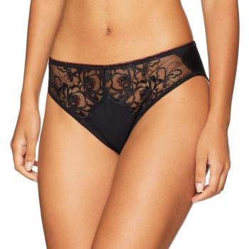 Sans Complexe Ambre, Pantis de Mujer, Color Negro (Noir/Rouge)