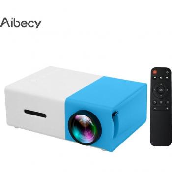 Aibecy YG300 Mini Heimkino Projektor 800 Lumen 3D