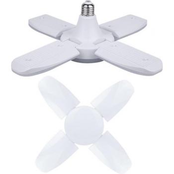 Flikkervrije opvouwbare ventilator LED-lamp voor huisgebruik
