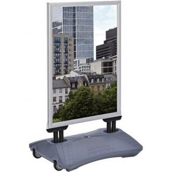 Update Displays WindPro Lite Kundenstopper 700x1000mm silber