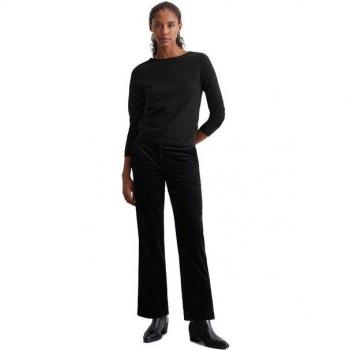 Marc O'Polo Basic Pullover für Damen, Regular Fit, schwarz, XL