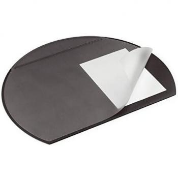 Sous-main demi-rond noir