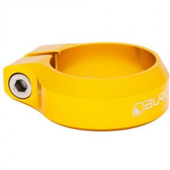 Burgtec Aluminium-Sattelklemmung Gold