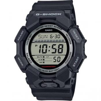 Montre Casio G‑SHOCK GD‑010‑1JF – Ronde, noire, autonomie décennale, hommes