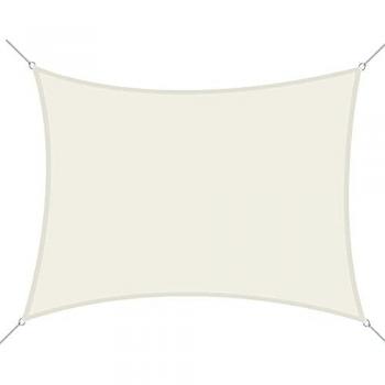 Terrasse‑Sonnenschirm 3×3 m – Creme‑Tönung, Ausfallschutz