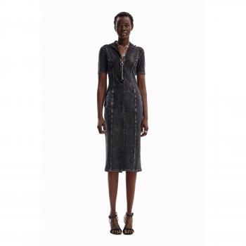 Vestido midi de denim con efecto degradado Desigual