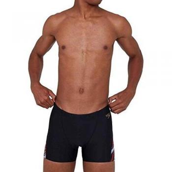 Short de Bain de Compétition Speedo Allover Digital V-Cut pour Homme XL Multicolore
