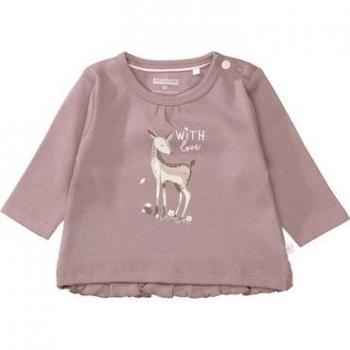 STACCATO Soft Plum Tee – 2‑Way Stretch, 50 % Polyester, 50 % Modal, atmungsaktiv