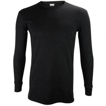 THMO Men's 2XL Long Sleeve Super Soft Thermal Shirt (Black)