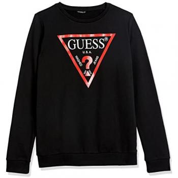Felpa Guess Granatina / Nero / Bianco