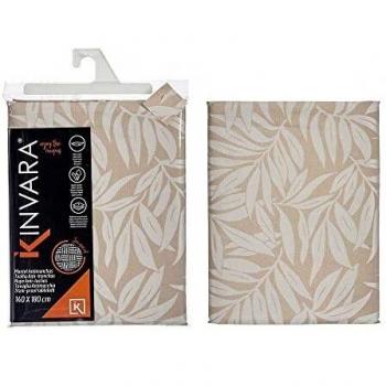 Nappe Jacquard Feuilles Verte Clair Blanc (180 x 250 cm)