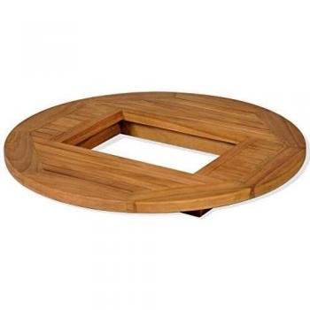 Teak Beer Crate Side Table 70 cm