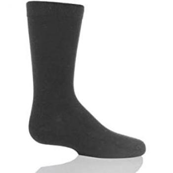 Plain Bamboo Socks for Kids with Comfort Cuff