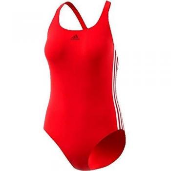 Adidas Fit Suit 3S Costume da Nuoto Donna Rossa/Blanca 40