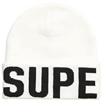 Bonnet Superdry Femme en Maille Mountain Blanc