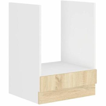 Meuble bas four en chêne Sonoma – 60x48x82 cm, sans plan de travail, fabrication polonaise
