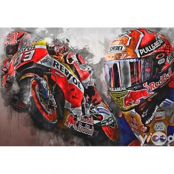 Puzzle Affiche Moto Racing 1000 Pièces