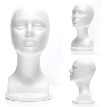 Foam Head Model for Displaying Glasses and Hats